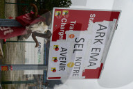 Protesters In Front Of The Arkema Factory In The Isere Department