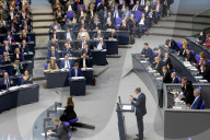 Debatte zur Migration im Deutschen Bundestag, Berlin, 29.01.2025