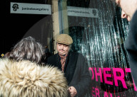 Vernissage zur Ausstellung  Felt Better Alive  von Pete Doherty in der Janinebeangallery Berlin, am 06.02.2025