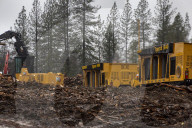 Biochar Is Created From Unmerchantable Wood, Using Two Tigercat 6040 Carbonizers, As Part Of Nevada County's Biomass Pilot Project 