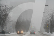 Snow Snarls The Morning Commute In Toronto, Canada