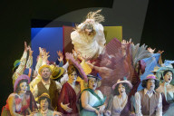Fotoprobe der Oper Pferd frisst Hut unter der Regie von Herbert Fritsch in Berlin
