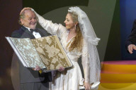 Fotoprobe der Oper Pferd frisst Hut unter der Regie von Herbert Fritsch in Berlin