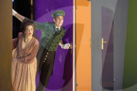 Fotoprobe der Oper Pferd frisst Hut unter der Regie von Herbert Fritsch in Berlin