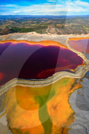 FEATURE - Luftaufnahmen zeigen den Fluss Rio Tinto in Spanien