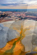 FEATURE - Luftaufnahmen zeigen den Fluss Rio Tinto in Spanien