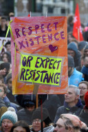 Proteste und Gegenproteste in Göttingen