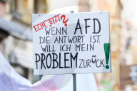 Proteste und Gegenproteste in Göttingen