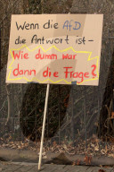 Proteste und Gegenproteste in Göttingen
