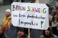 Proteste und Gegenproteste in Göttingen
