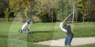 Smart golf bag carry trolley 