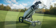 Smart golf bag carry trolley 