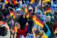 AfD Wahlkampfveranstaltung in Greding