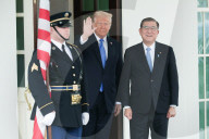 Donald Trump Welcomes Shigeru Ishiba - Washington