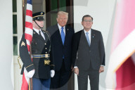 Donald Trump Welcomes Shigeru Ishiba - Washington
