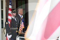 Donald Trump Welcomes Shigeru Ishiba - Washington