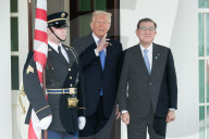 Donald Trump Welcomes Shigeru Ishiba - Washington