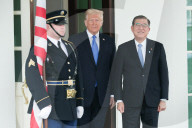 Donald Trump Welcomes Shigeru Ishiba - Washington