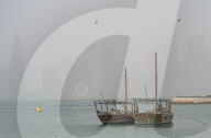 Dusty Day In Doha, Qatar