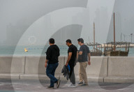 Dusty Day In Doha, Qatar