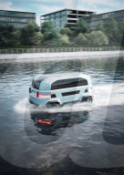 Concept vehicle can go amphibious to avoid traffic jams