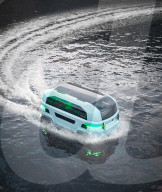 Concept vehicle can go amphibious to avoid traffic jams