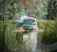 Concept vehicle can go amphibious to avoid traffic jams