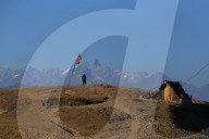 Climate Change: Absence Of Winter Rain And Snowfall Turns Nepal's Mountains Grey