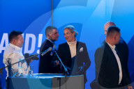Wahlkampf 2025: AfD (Alternative für Deutschland) Vernatseltung in Greding