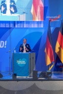 Wahlkampf 2025: AfD (Alternative für Deutschland) Vernatseltung in Greding