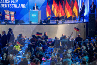Wahlkampf 2025: AfD (Alternative für Deutschland) Vernatseltung in Greding