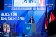 Wahlkampf 2025: AfD (Alternative für Deutschland) Vernatseltung in Greding
