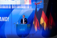 Wahlkampf 2025: AfD (Alternative für Deutschland) Vernatseltung in Greding