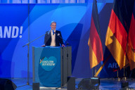 Wahlkampf 2025: AfD (Alternative für Deutschland) Vernatseltung in Greding