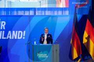 Wahlkampf 2025: AfD (Alternative für Deutschland) Vernatseltung in Greding