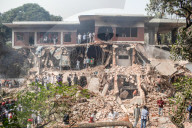 Demolition of Bangabandhu Memorial Museum in Dhaka, Bangladesh - 06 Feb 2025