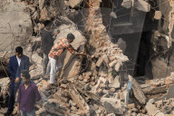 Demolition of Bangabandhu Memorial Museum in Dhaka, Bangladesh - 06 Feb 2025