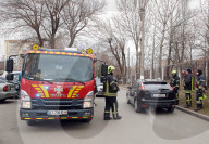 Children evacuated as Kyiv school searched for bomb