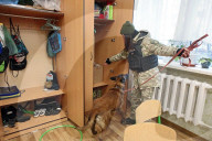 Children evacuated as Kyiv school searched for bomb
