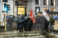 Presidio a Piazza Cavour per la liberazione di Gino a Milano