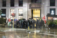 Presidio a Piazza Cavour per la liberazione di Gino a Milano