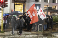 Presidio a Piazza Cavour per la liberazione di Gino a Milano