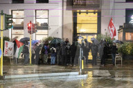 Presidio a Piazza Cavour per la liberazione di Gino a Milano