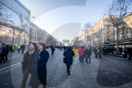 Champs-Elysées Avenue Reserved For Pedestrians