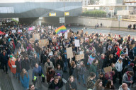 Protest  Continue Against AFD And Friedlich Merz's Immigration Policy In Wuppertal 