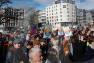 Protest  Continue Against AFD And Friedlich Merz's Immigration Policy In Wuppertal 