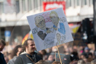 Protest  Continue Against AFD And Friedlich Merz's Immigration Policy In Wuppertal 