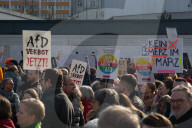 Protest  Continue Against AFD And Friedlich Merz's Immigration Policy In Wuppertal 