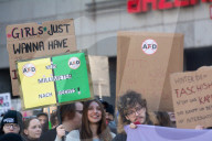 Protest  Continue Against AFD And Friedlich Merz's Immigration Policy In Wuppertal 