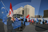 Edmonton For East Turkistan Protest